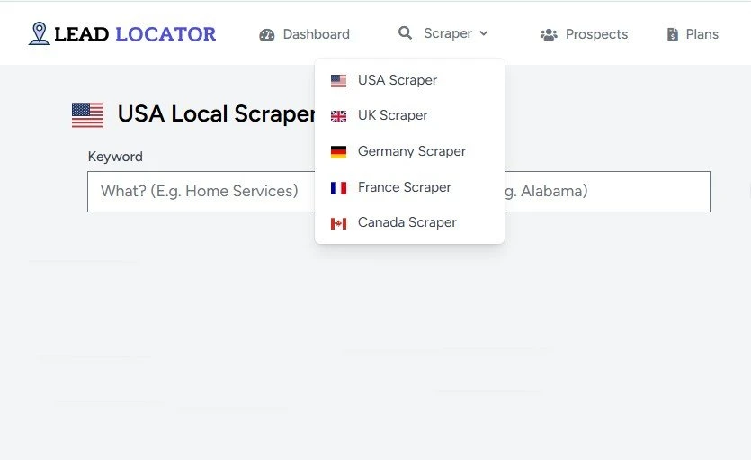 Recherche d'entreprises par activité et zone géographique